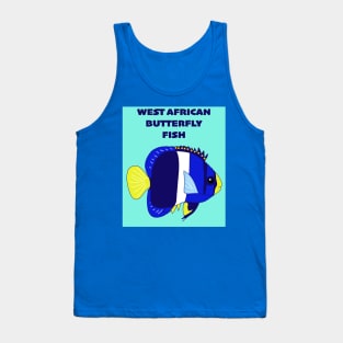 WEST AFRICAN BUTTERFLY FISH Tank Top